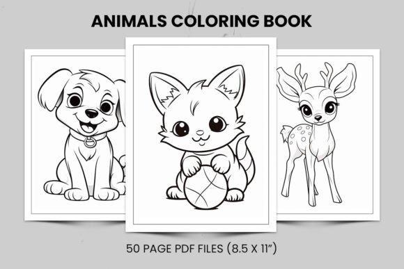 Download Animal Coloring Book Set for Children - Premium Resources