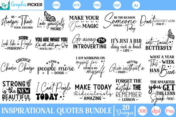 Download Inspirational Quotes Bundle - Bundle Collection
