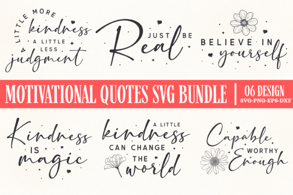 Download Motivational Quotes SVG Bundle - Bundle Collection