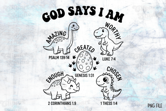 Download God Says I Am Boys Tshirt PNG, Kids PNG - Boys Collection