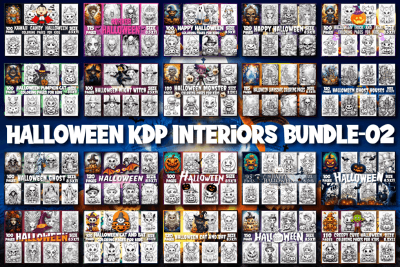 Download Halloween KDP Interiors Bundle-02 - Bundle Collection