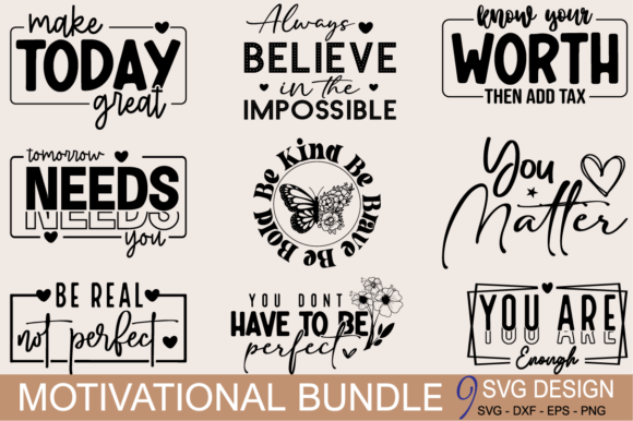 Download Boho Motivational Quotes Svg Bundle PNG - Bundle Collection