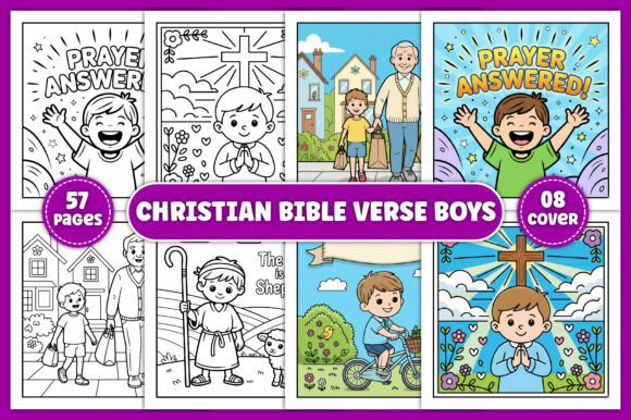 Download Christian Bible Verse Boys Coloring Page - Boys Collection