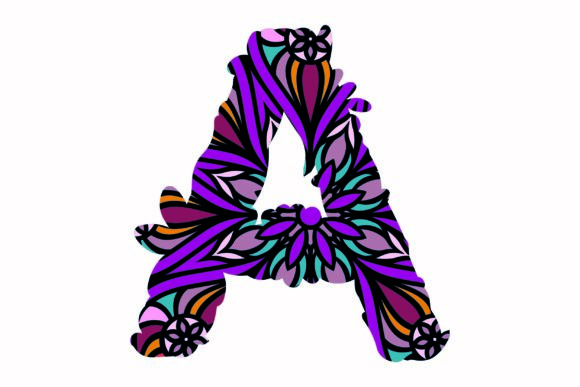 Download Floral Alphabet, a Letter Coloring Book - Premium Resources