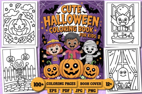 Download Cute Halloween Coloring Book for Kids - Halloween coloring book for kids Collection