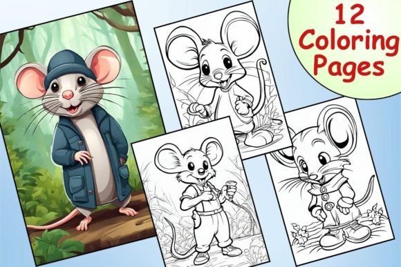 Download Rat Coloring Pages for Boys and Girls - Boys Collection