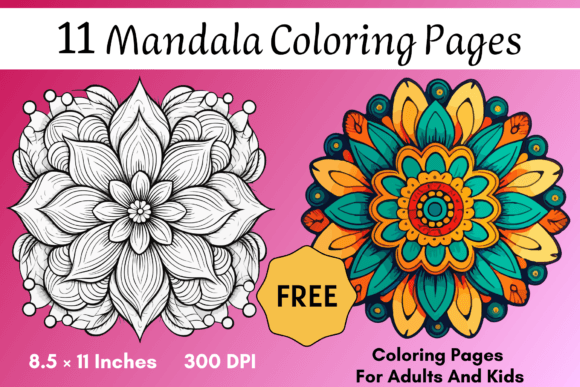 Download Free Mandala Coloring Pages Bundle - Bundle Collection