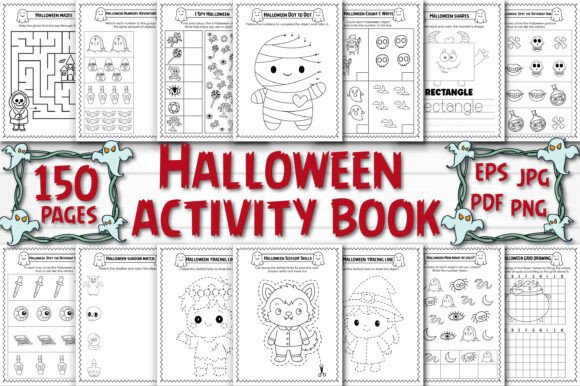 Download Halloween Activity Book for Kids Bundle - Bundle Collection