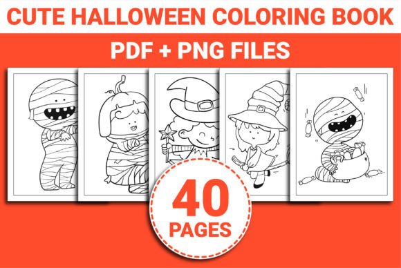 Download CUTE HALLOWEEN COLORING BOOK for KIDS - Halloween coloring book for kids Collection