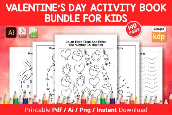 Download Valentine's Day Activity Book Bundle - Bundle Collection
