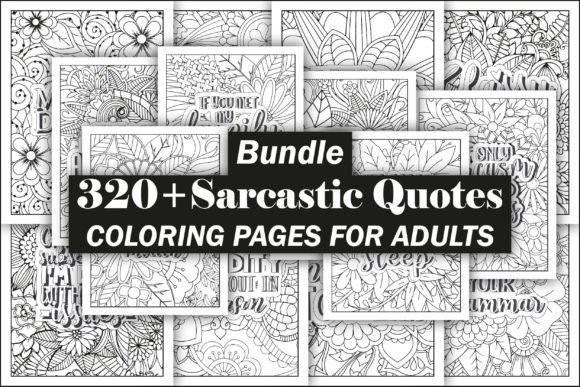 Download Sarcastic Quotes Coloring Book Bundle - Bundle Collection