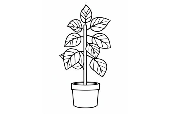 Download Pot Plant Adults Coloring Page - Adults coloring page Collection
