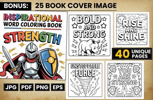 Download Inspirational Inner Word Coloring Pages - Premium Resources