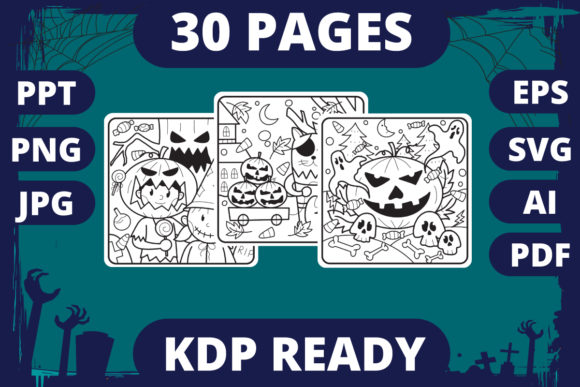 Download KDP | Halloween Coloring Book for Kids 2 - Halloween coloring book for kids Collection
