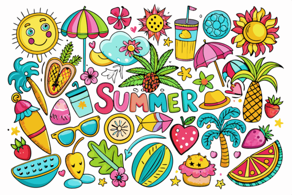 Download Summer Ornament Clipart Bundle - Bundle Collection