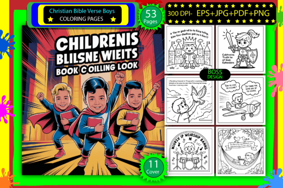 Download Christian Bible Verse Boys Coloring Page - Boys Collection