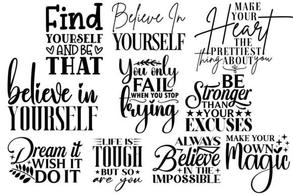 Download 10 Inspirational Quotes Svg Bundle - Bundle Collection