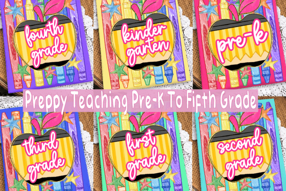 Download Pre K to Fifth Grade Apple PNG Bundle - Bundle Collection