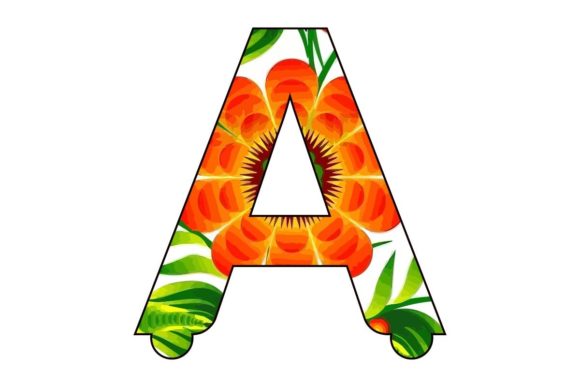 Download Floral Alphabet, a Letter Coloring Book - Premium Resources